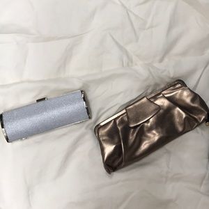Small evening bags black silver copper prom formal